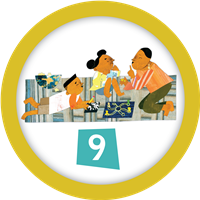 Badge 9 Badge