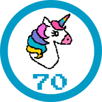 Teen Badge 70 Hours Badge